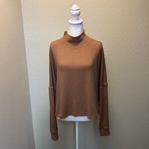 Michael Stars mock turtleneck sweater size large